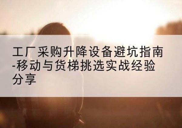 兴平移动式升降机怎么选-工厂采购升降设备避坑指南-移动与货梯挑选实战经验分享